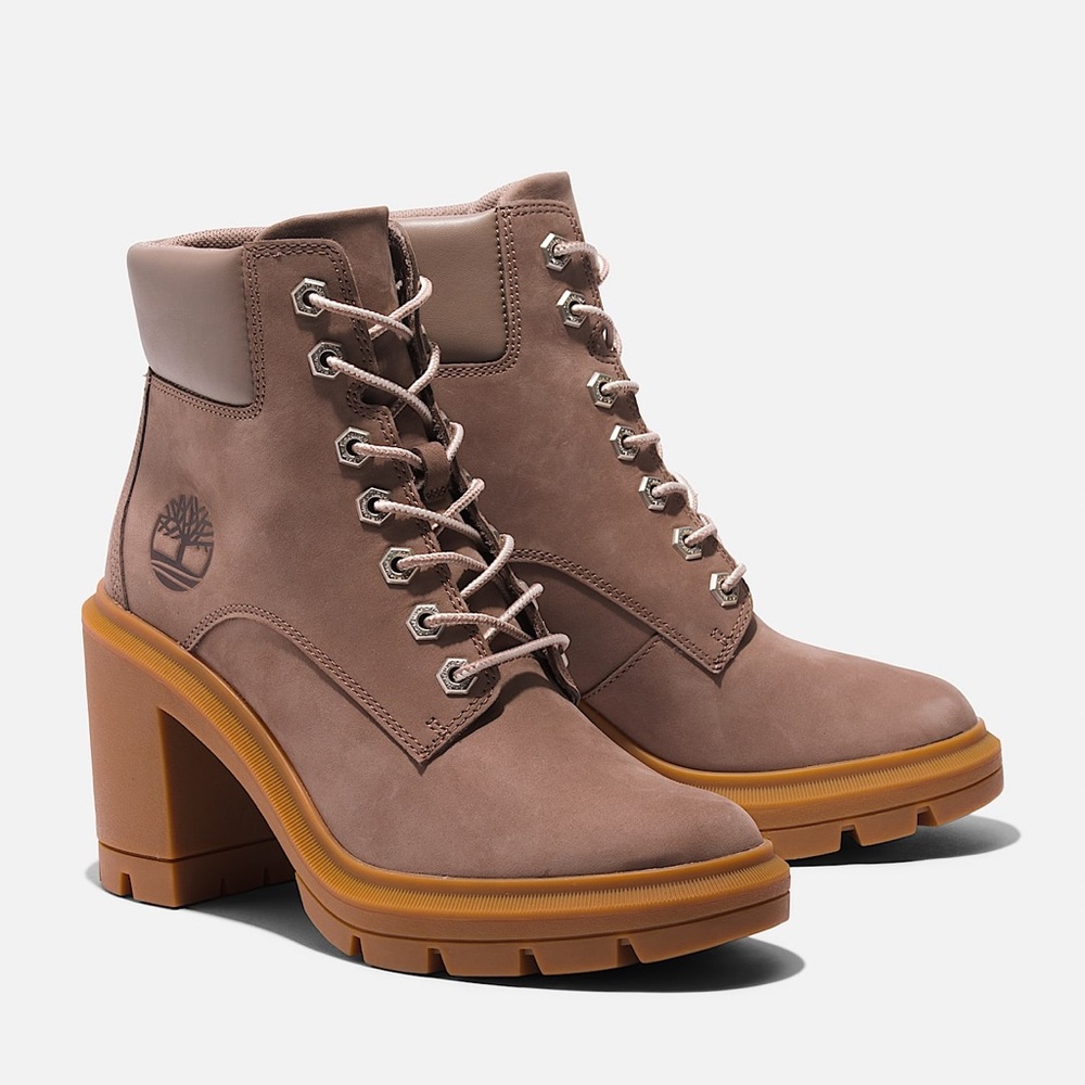 Timberland Women's Tan Heeled Boots Women’s Allington Heights 6 Inch Boot